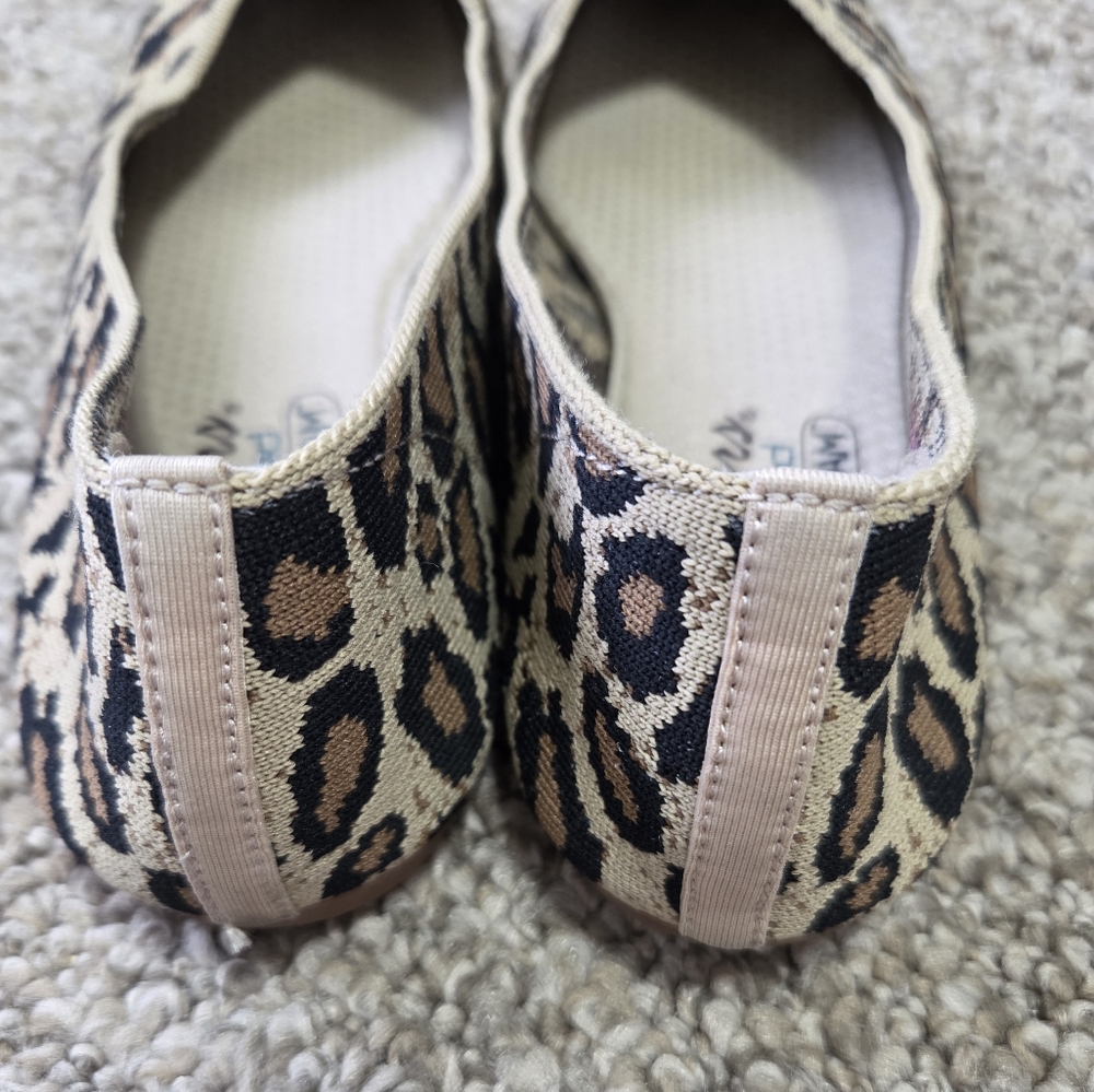 Sketchers Air Cooled Cleo Claw-Some Baklet Flats Cheetah Animal Print Sz 7 - Picture 6 of 11